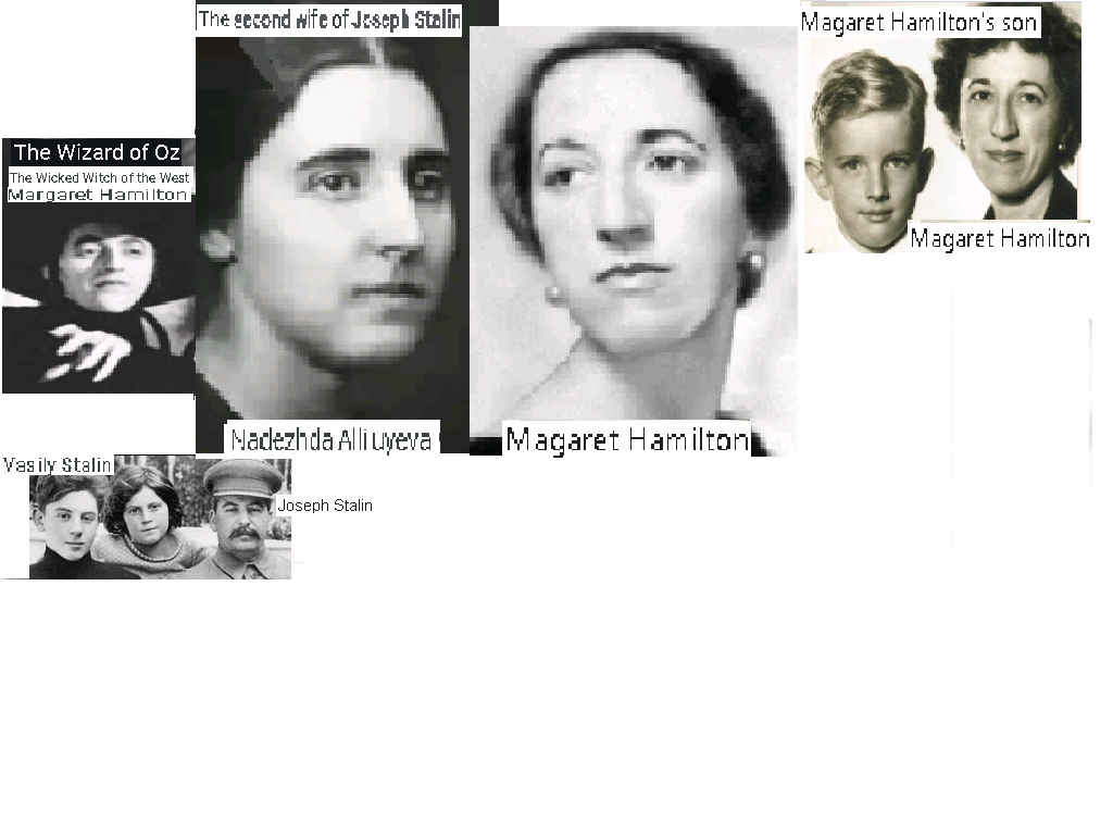 Stalin’s 2nd wife: NADEZHDA ALLIUYEVA = MARGARET HAMILTON, actress ...