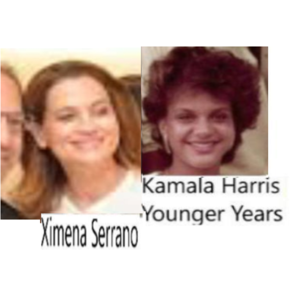 U.S. VICE PRES. KAMALA HARRIS = XIMENA SERRANO, WIFE OF MARCO ANTONIO