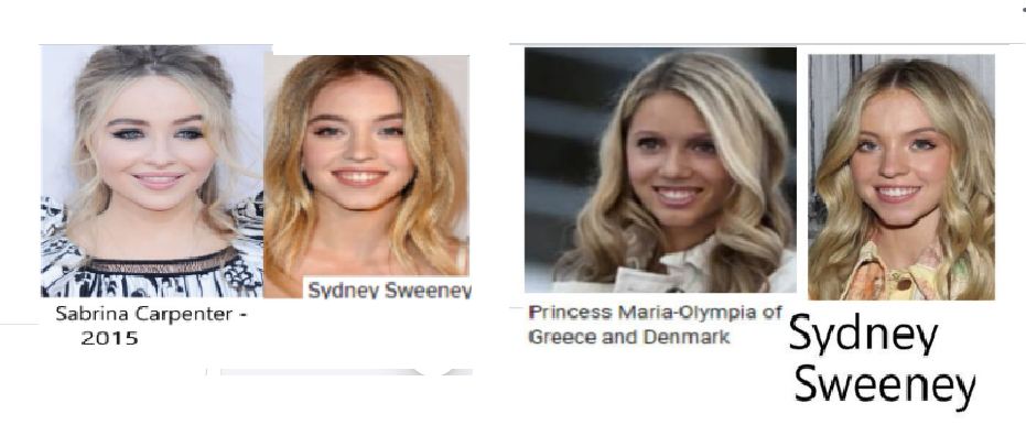 Singer, Sabrina Carpenter = Princess Maria Olympia of Greece and ...